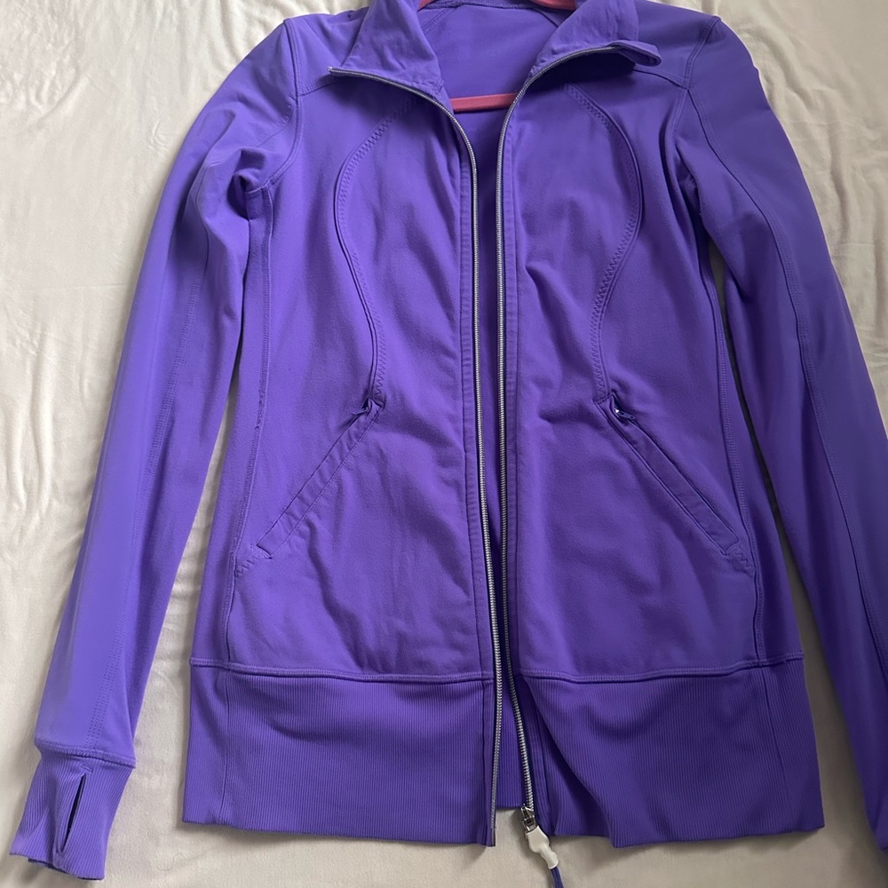 Purple Women's Zip-Up Athletic Jacket